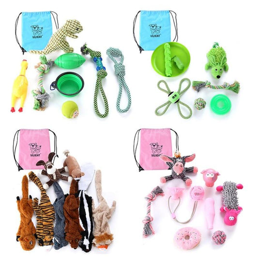 Pet Toys Collection Dog Voice Toys Bite Resistant Molar Dog Toy Ball