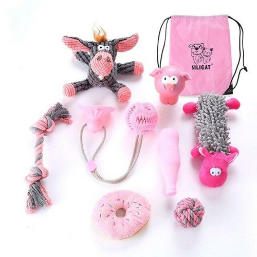 Pet Toys Collection Dog Voice Toys Bite Resistant Molar Dog Toy Ball