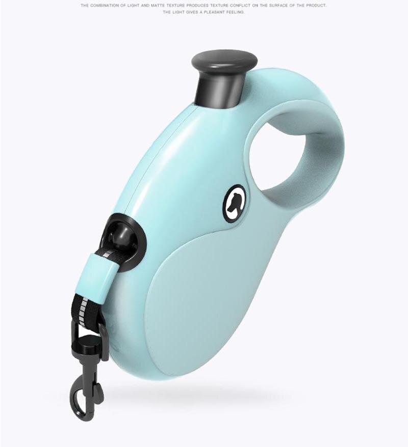 Retractable Pet Dog Automatic Roulette Leash 5M Reflective Traction