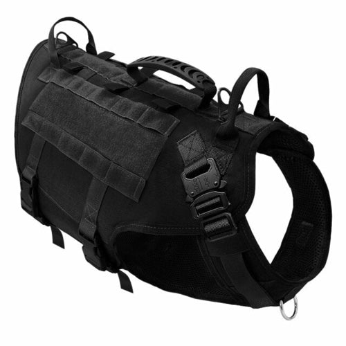 Durable Nylon Dog Harness Tactical Military Working Dog Vest No Pull